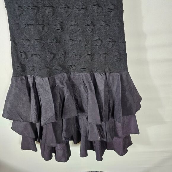 Blondie and Me Black Ruffle Dress - Picture 3 of 7